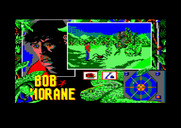 Bob Morane: Jungle 1 for Amstrad CPC - A giant spider attacks!