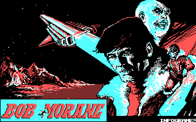 Bob Morane: Science Fiction 1 IBM PC/Compatibles Screenshot: Title screen.