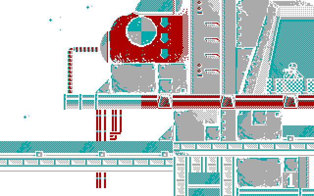 Bob Morane: Science Fiction 1 IBM PC/Compatibles Screenshot: Out of time! I'm hit...