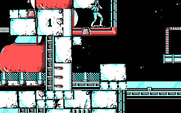 Bob Morane: Science Fiction 1 for IBM PC/Compatibles - There's one of my targets at the top of the screen!