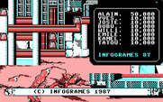 Bob Morane: Science Fiction 1 for IBM PC/Compatibles - Main menu and high scores.