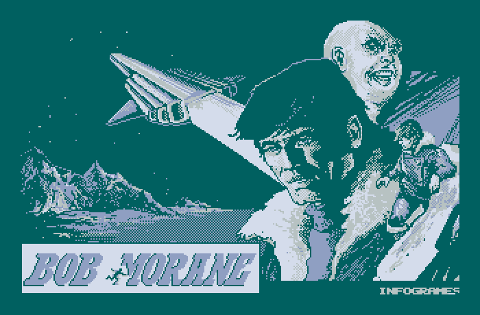Bob Morane: Science Fiction 1 Thomson TO Screenshot: Title screen.