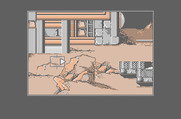 Bob Morane: Science Fiction 1 for Thomson TO - Game start.