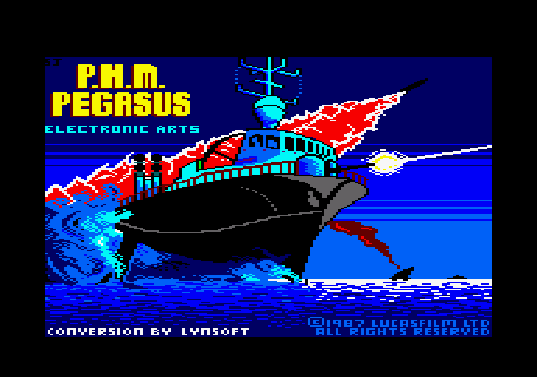 PHM Pegasus Amstrad CPC Screenshot: Loading screen.