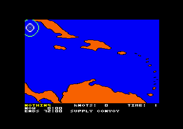PHM Pegasus Amstrad CPC Screenshot: Starting another scenario...