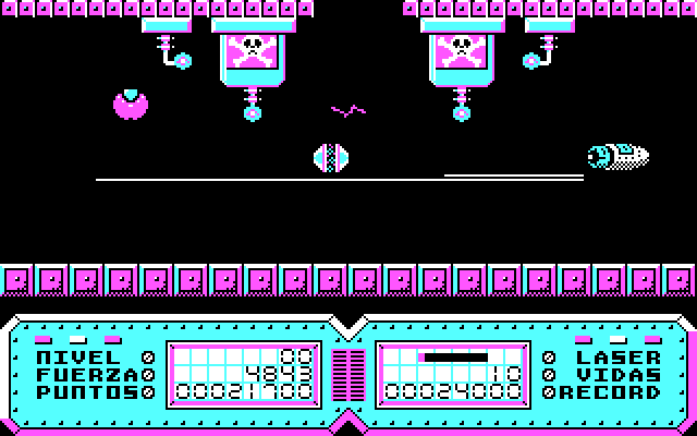 Last Mission, The IBM PC/Compatibles Screenshot: Go to the left here? Or go up?