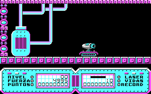 Last Mission, The IBM PC/Compatibles Screenshot: Starting a new game.