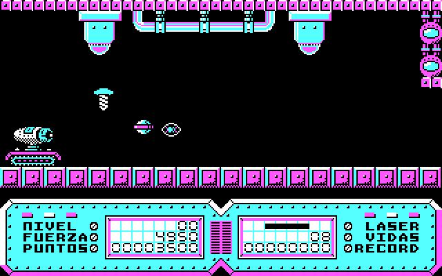 Last Mission, The IBM PC/Compatibles Screenshot: Enemies attack, be careful!