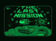 Last Mission, The for Amstrad PCW - Title screen.