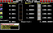 Yuppi's Revenge for IBM PC/Compatibles - One of the game menus.