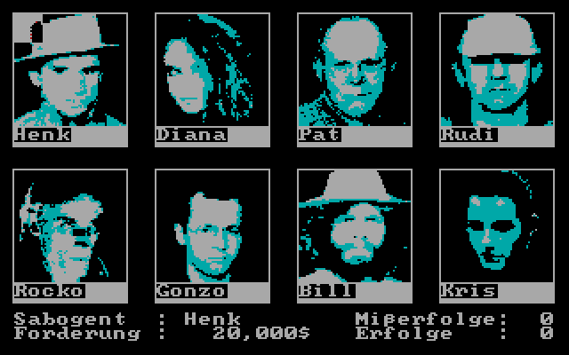 Yuppi's Revenge IBM PC/Compatibles Screenshot: You can try to sabotage another player.