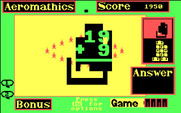 Aeromathics for IBM PC/Compatibles - Quick, type the answer to this math problem!