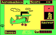 Aeromathics for IBM PC/Compatibles - Starting a new problem; found part of the numbers.