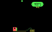 Aeromathics for IBM PC/Compatibles - The introduction; the game title scrolls by on the blimp.