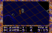 Vectorball for IBM PC/Compatibles - Game demo mode.