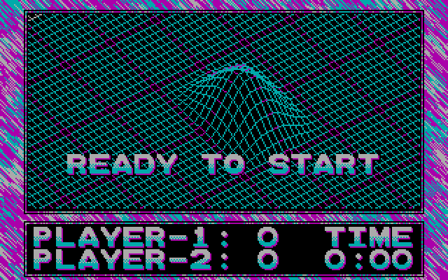 Vectorball IBM PC/Compatibles Screenshot: Ready to start?