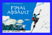 Final Assault for Apple IIgs - Title screen.