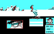 Final Assault for IBM PC/Compatibles - Heading towards the mountain...