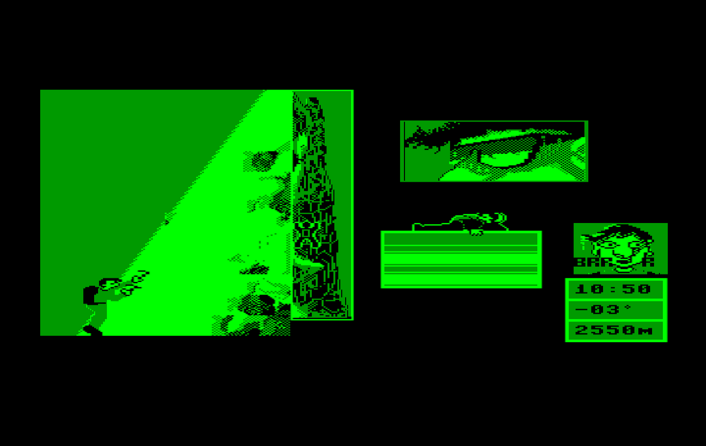 Final Assault IBM PC/Compatibles Screenshot: Beginning to climb.