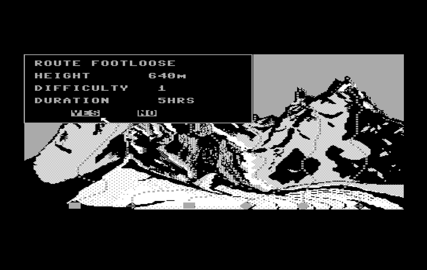 Final Assault IBM PC/Compatibles Screenshot: Setting some game options.