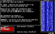 Inside Trader: The Authentic Stock Trading Game for IBM PC/Compatibles - Pay informants to get more information.