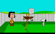 Snoopy: The Cool Computer Game for Atari ST - Starting out to the left, I meet a few characters.