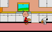 Snoopy: The Cool Computer Game for Atari ST - In the kitchen.