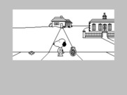 Snoopy: The Cool Computer Game for ZX Spectrum - Leaving the house...