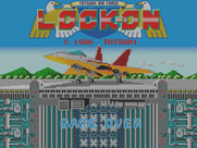 Lock-On for Arcade - Title screen.