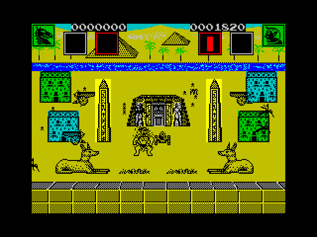 AAARGH! ZX Spectrum Screenshot: I'm out of energy!