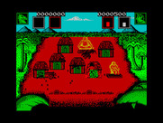 AAARGH! for ZX Spectrum - Destroying buildings...