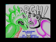AAARGH! for ZX Spectrum - Loading screen.