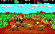 AAARGH! for IBM PC/Compatibles - An ogre destroys buildings...