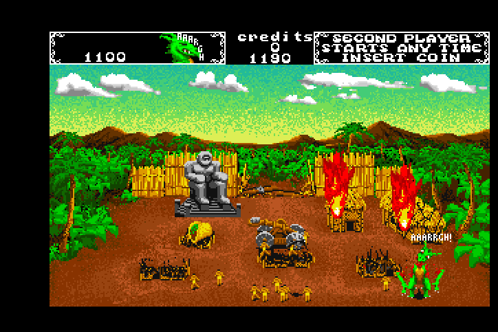 AAARGH! Arcade Screenshot: Aaargh! I didn't make it this time...