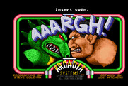 AAARGH! for Arcade - Title screen.