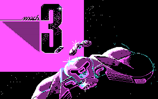 Mach 3 IBM PC/Compatibles Screenshot: Title screen 2.