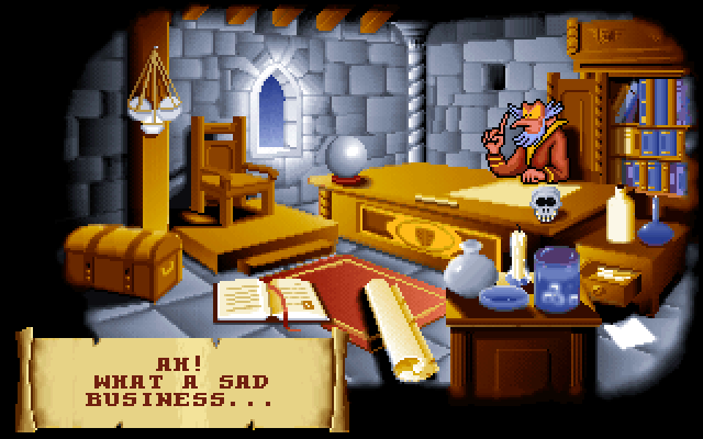 Gobliins 2: The Prince Buffoon IBM PC/Compatibles Screenshot: Part of the game introduction.