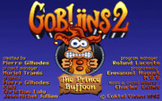 Gobliins 2: The Prince Buffoon for IBM PC/Compatibles - Title screen.