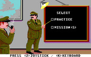 Ace of Aces for IBM PC/Compatibles - Selecting some game options.