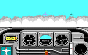 Ace of Aces for IBM PC/Compatibles - Beginning a mission.