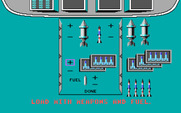 Ace of Aces for IBM PC/Compatibles - Load your plane with weapons and fuel.
