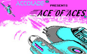 Ace of Aces for IBM PC/Compatibles - Title screen.