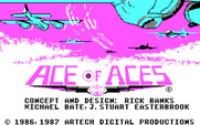 Ace of Aces for IBM PC/Compatibles - Title screen 2.
