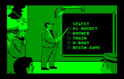 Ace of Aces for IBM PC/Compatibles - Select a mission.