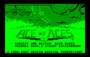 Ace of Aces for IBM PC/Compatibles - Title screen 2.