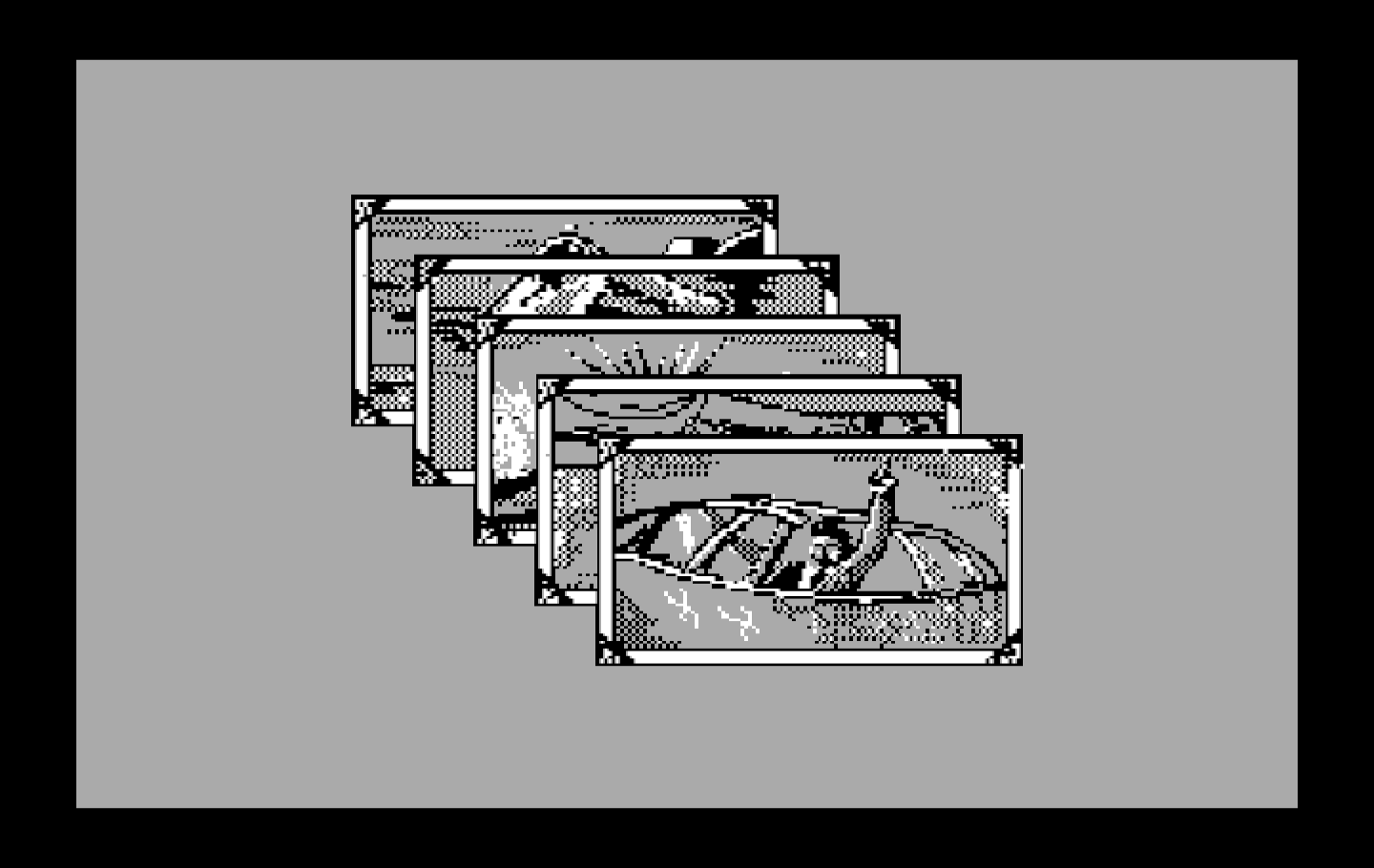 Ace of Aces IBM PC/Compatibles Screenshot: We're ready for takeoff!