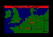 Ace of Aces for Amstrad CPC - Mission map.