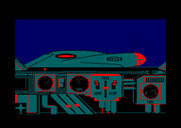 Ace of Aces for Amstrad CPC - Looking out the side of the plane.