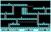 Lode Runner for IBM PC/Compatibles - Game start.