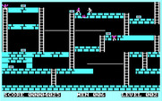 Lode Runner for IBM PC/Compatibles - Level 2; escaping from opponents...